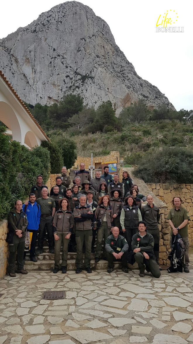 Asistentes a las IV Jornadas Nacionales De Trabajos en Altura para la Conservación de la Naturaleza, en Alicante.