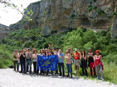 Y allí mismo se hizo la “foto oficial” de celebración del Día Europeo de la Red Natura 2000”.