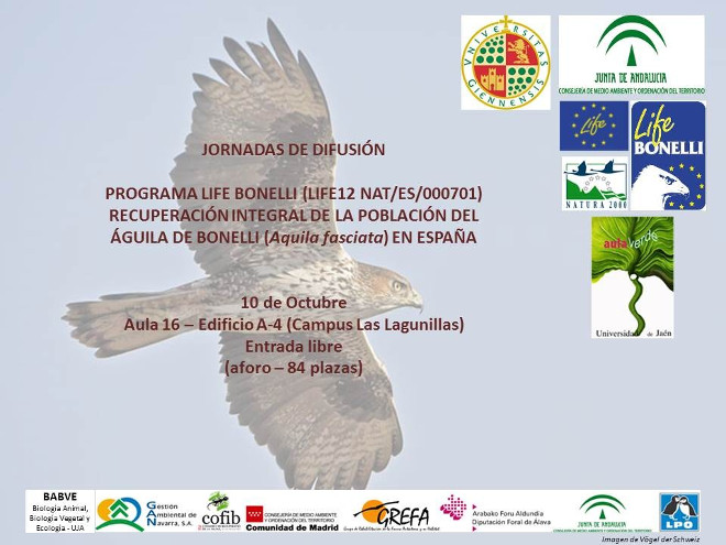 Junta de Andalucía. Presentación Life Bonelli