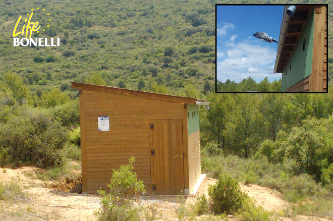 Palomar construido en el paraje de Egunbelea (Gallipienzo). Fotos I. Oroz y A. Zaldua.